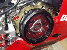 CA201 - CNC RACING Ducati Panigale (12/19) Clear Clutch Cover (with carbon inlay)