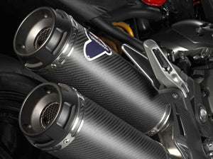 Ducati Monster 821 Carbon Slip-on Silencers by TERMIGNONI