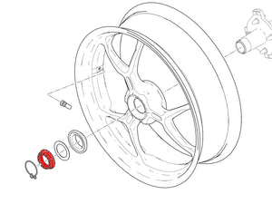 DA380 - CNC RACING Ducati Rear Wheel Nut (right)