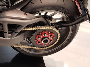 DA501 - CNC RACING Ducati / MV Agusta Rear Wheel Axle Nut bi-color (left)