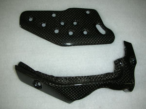 CARBONVANI Ducati Hypermotard 1100 Carbon Front Sprocket Cover / Chain Plate Kit