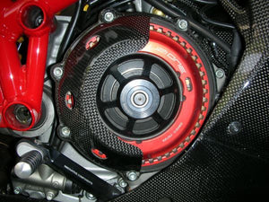 CARBONVANI Ducati Hypermotard 1100 Carbon Clear Clutch Cover