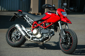 QD EXHAUST Ducati Hypermotard 796 (10/12) Full Exhaust System "Tri-Cone" (EU homologated)