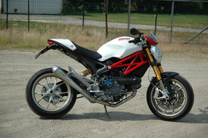 QD EXHAUST Ducati Monster 796 (10/14) Full Exhaust System "MaXcone" (EU homologated)