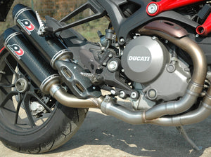 QD EXHAUST Ducati Monster 1100 Evo (12/13) Mid-pipe Valve Eliminator