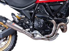 QD EXHAUST Ducati Scrambler Desert Sled (17/22) Semi-Full Exhaust System "Tri-cone"