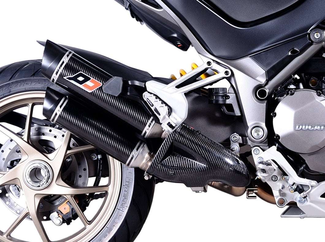 QD EXHAUST Ducati Multistrada 1200/1260 Semi-Full Dual Exhaust System 