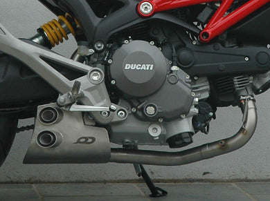 QD EXHAUST Ducati Monster 696 (08/14) Full Exhaust System 