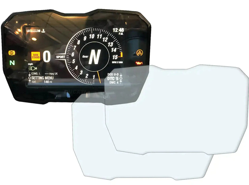 DSP-DUC-003 - R&G RACING Ducati V4 Dashboard Screen Protector Kit