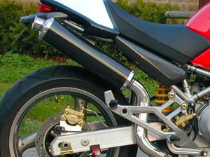 SPARK Ducati Monster 600/900 High Position Slip-on Exhaust "Round" (EU homologated)