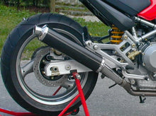 SPARK GDU0810 Ducati Monster Low Position Dual Slip-on Exhaust "Round" (EU homologated)