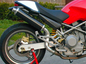 SPARK Ducati Monster High Position Slip-on Exhaust "Round" (EU homologated)