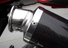 SPARK Ducati Monster S4R/S4RS Slip-on Exhaust "Round" (EU homologated; carbon)