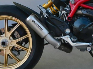 SPARK Ducati Hypermotard 821/939 Slip-on Exhaust "MotoGP" (racing)