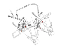 IFD01 - CNC RACING Ducati / Aprilia Front Brake Caliper Spacers Kit