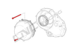 KV221X - CNC RACING Ducati Clutch Cover Titanium Screws set
