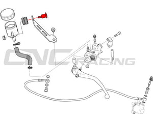 KV328 - CNC RACING Ducati / MV Agusta Front Fluid Tank Screw – Accessories in Desmoheart – an Motorcycle Aftermarket Parts & Accessories Online Shop