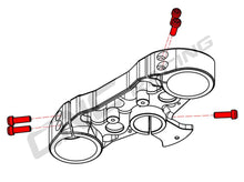 KV431X - CNC RACING Ducati XDiavel Titanium Triple Clamps Top Plate Bolts
