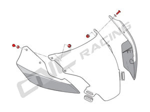 KV434 - CNC RACING Ducati / Aprilia Screen Bolts kit