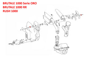 KV452 - CNC RACING MV Agusta Brutale 1000 RR Exhaust Silencer Bracket Collar Screw