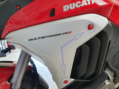 KV459 - CNC RACING Ducati Multistrada V4 Radiator Side Panels Screws – Accessories in Desmoheart – an Motorcycle Aftermarket Parts & Accessories Online Shop