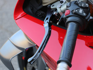 LCR12 - CNC RACING Ducati / Aprilia / MV Agusta Carbon Folding Clutch Lever
