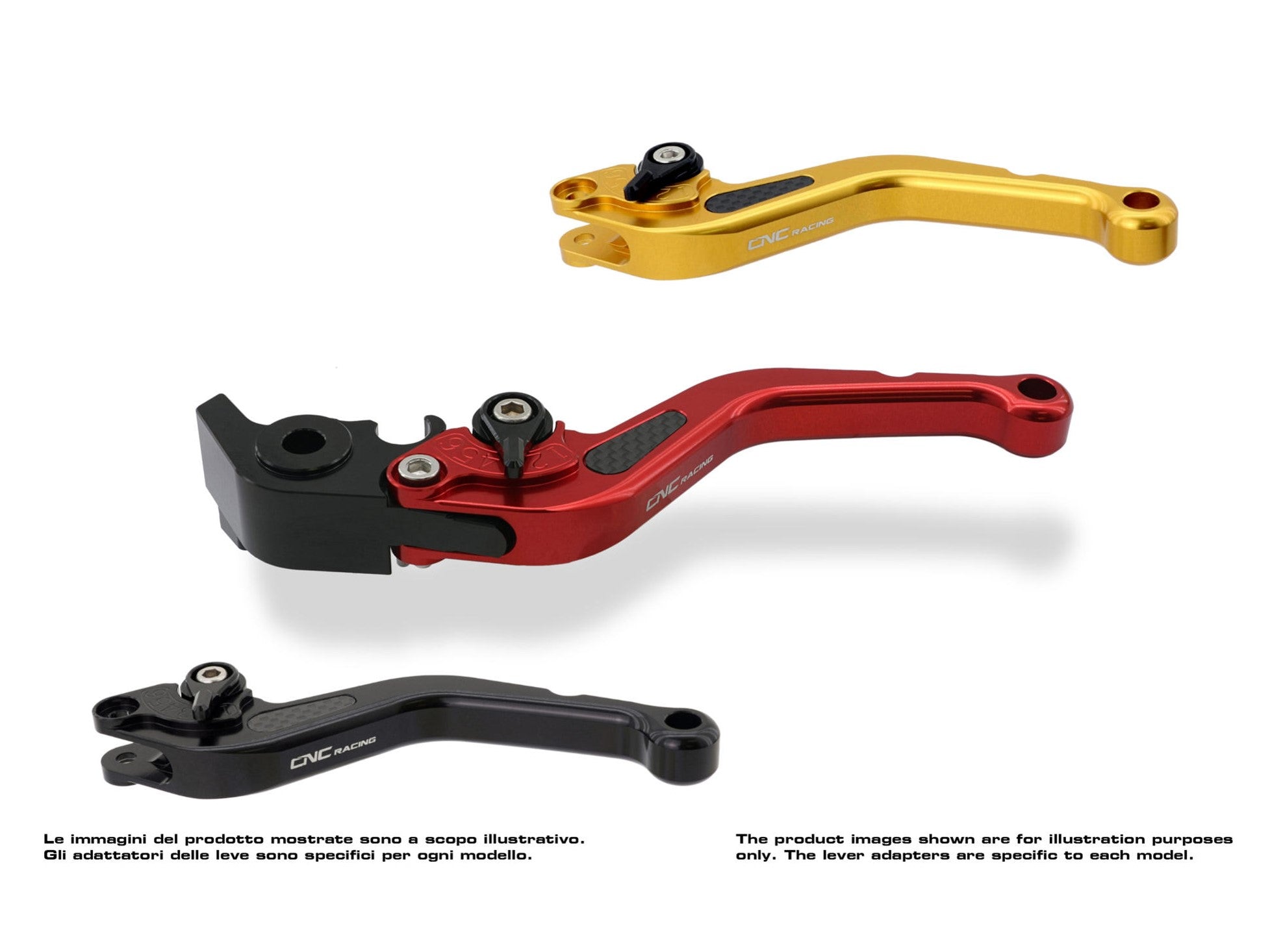 CNC RACING Ducati DesertX / Scrambler Clutch Lever (Short 150 mm