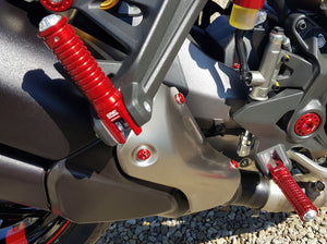 PC123 - CNC RACING Ducati Monster Passenger Footpegs