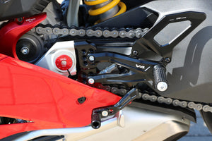 PE407 - CNC RACING Ducati Panigale V4 Adjustable Rearset "Easy"