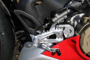 PE408 - CNC RACING Ducati Panigale V4 (2018+) Adjustable Rearset "RPS Carbon"