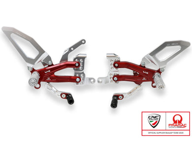 PE409PR - CNC RACING Ducati Streetfighter V4 Adjustable Rearset (Pramac Racing Limited Edition) – Accessories in Desmoheart – an Motorcycle Aftermarket Parts & Accessories Online Shop