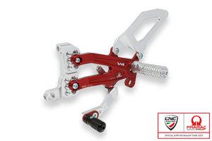 PE409PR - CNC RACING Ducati Streetfighter V4 Adjustable Rearset (Pramac Racing Limited Edition) – Accessories in Desmoheart – an Motorcycle Aftermarket Parts & Accessories Online Shop