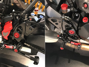 PE444 - CNC RACING Ducati Monster / SuperSport Adjustable Rearset