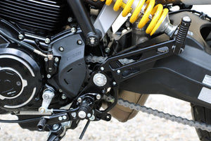 PE445 - CNC RACING Ducati Scrambler / Monster 797 Adjustable Rearset