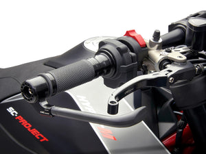 PL100 - CNC RACING Ducati / MV Agusta Racing Brake Lever Guard (including Ø 13-20 mm adapter)