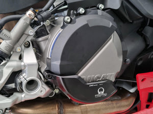 PR322PR - CNC RACING Ducati Streetfighter V2 (2022+) Clutch Cover Protector (Pramac edition)