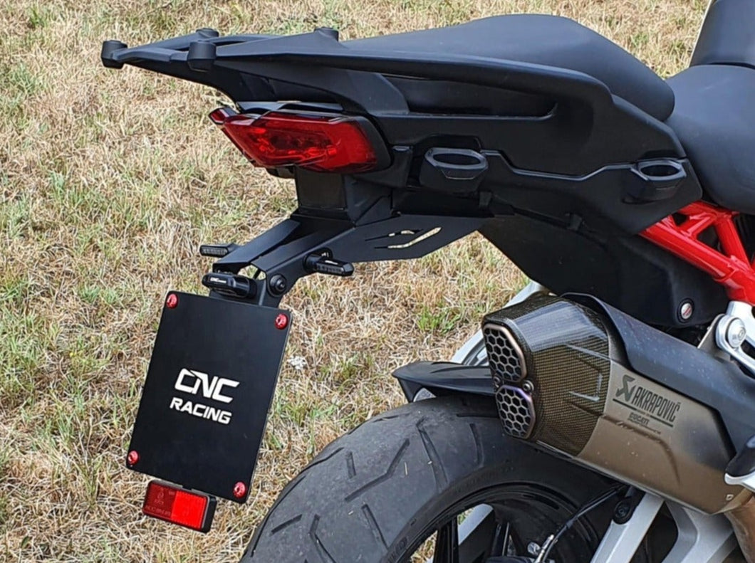 PT157 - CNC RACING Ducati Multistrada V4 (2021+) Adjustable LED License Plate Holder