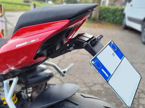 PT158 - CNC RACING Ducati Panigale V2 / V4 / Streetfighter (2018+) Adjustable LED License Plate Holder – Accessories in Desmoheart – an Motorcycle Aftermarket Parts & Accessories Online Shop