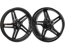 BST Ducati Monster 821 Carbon Wheels Set "Rapid TEK" (front & offset rear, 5 slanted spokes, black hubs) – Accessories in Desmoheart – an Motorcycle Aftermarket Parts & Accessories Online Shop