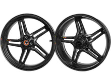 BST Ducati Monster 796 Carbon Wheels Set "Rapid TEK" (front & offset rear, 5 slanted spokes, black hubs) – Accessories in Desmoheart – an Motorcycle Aftermarket Parts & Accessories Online Shop