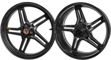 BST Ducati Panigale 899 / 959 Carbon Wheels Set "Rapid TEK" (front & conventional rear, 5 slanted spokes, black hubs) – Accessories in Desmoheart – an Motorcycle Aftermarket Parts & Accessories Online Shop