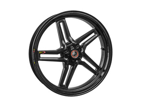 BST MV Agusta F4 (00/08) Carbon Wheel "Rapid TEK" (front, 5 slanted spokes, black hubs) – Accessories in Desmoheart – an Motorcycle Aftermarket Parts & Accessories Online Shop