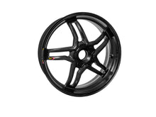 BST Ducati Panigale 1199/1299 Carbon Wheel "Rapid TEK" (offset rear, 5 slanted spokes, black hubs)