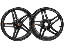 BST Ducati Monster 796 Carbon Wheels Set "Rapid TEK" (front & offset rear, 5 slanted spokes, black hubs) – Accessories in Desmoheart – an Motorcycle Aftermarket Parts & Accessories Online Shop