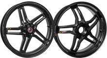 BST MV Agusta Dragster 800 Carbon Wheels "Rapid TEK" (front & offset rear, 5 slanted spokes, black hubs) – Accessories in Desmoheart – an Motorcycle Aftermarket Parts & Accessories Online Shop