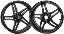 BST MV Agusta Dragster 800 Carbon Wheels "Rapid TEK" (front & offset rear, 5 slanted spokes, black hubs) – Accessories in Desmoheart – an Motorcycle Aftermarket Parts & Accessories Online Shop