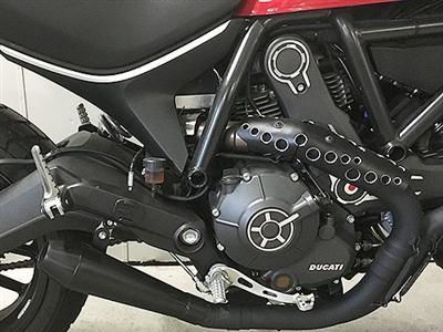 NEW RAGE CYCLES Ducati Scrambler 800 Upper Exhaust Heat Shield Desmoheart