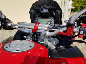 Ducati Multistrada 950 (17/18) OHLINS Steering Damper + CNC RACING Mounting Kit