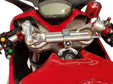 Ducati SuperSport 950/939 OHLINS Steering Damper + CNC RACING Mounting Kit