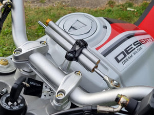 Ducati DesertX (2022+) OHLINS Steering Damper + CNC RACING Mounting Kit